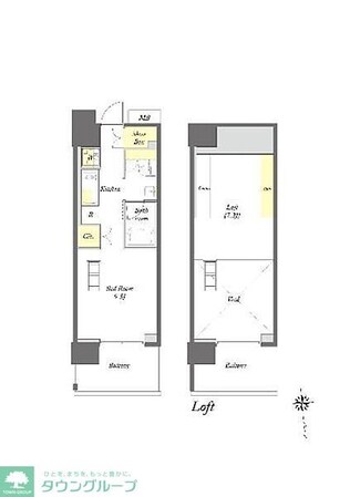 プライムメゾン早稲田通りの物件間取画像
